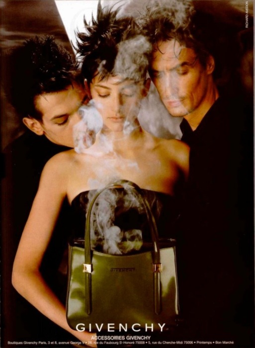 Accessoires Givenchy Fall 1997 photographed by Richard Avedon