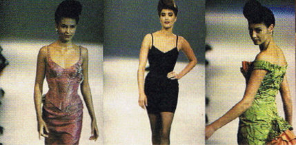 Runway photos from Antony Price's Spring 1989 collection
