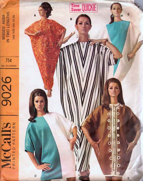 1960s abayat pattern - McCalls 9026