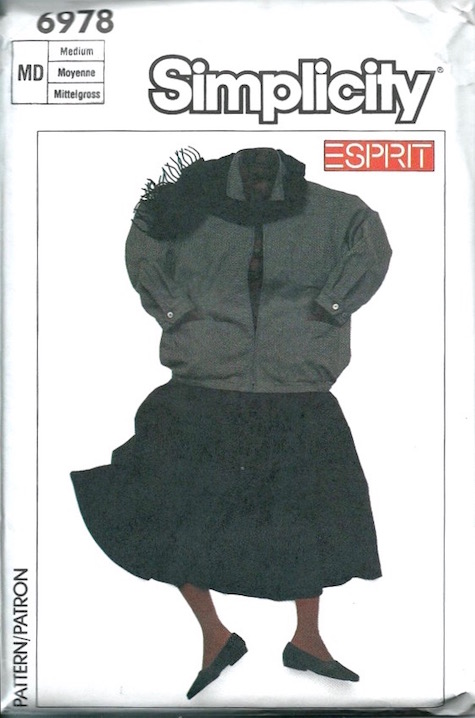 1980s Esprit pattern - Simplicity 6978