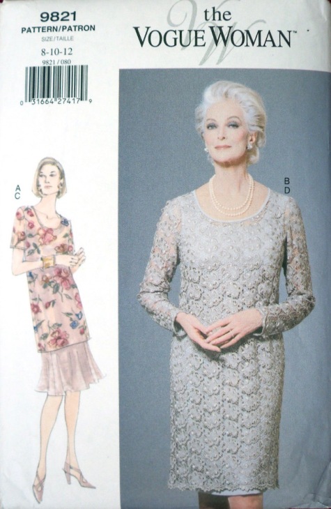 Carmen Dell'Orefice models 1990s Vogue 9821